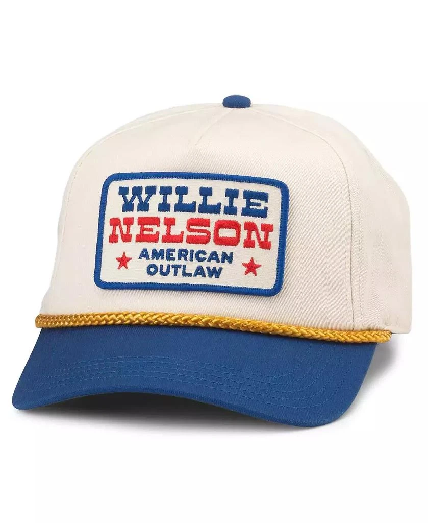American Needle Men's Cream Willie Nelson Roscoe Adjustable Hat 1