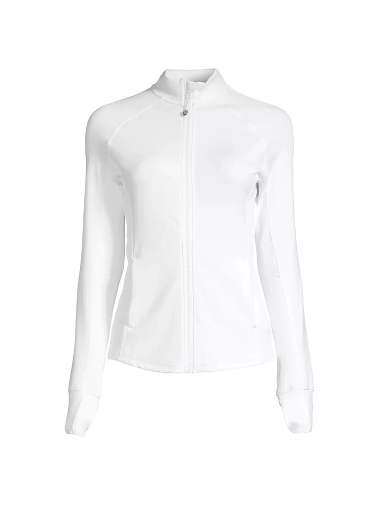 Greyson Sequoia Shell & Brushed Fleece Zip Golf & Tennis Jacket 1