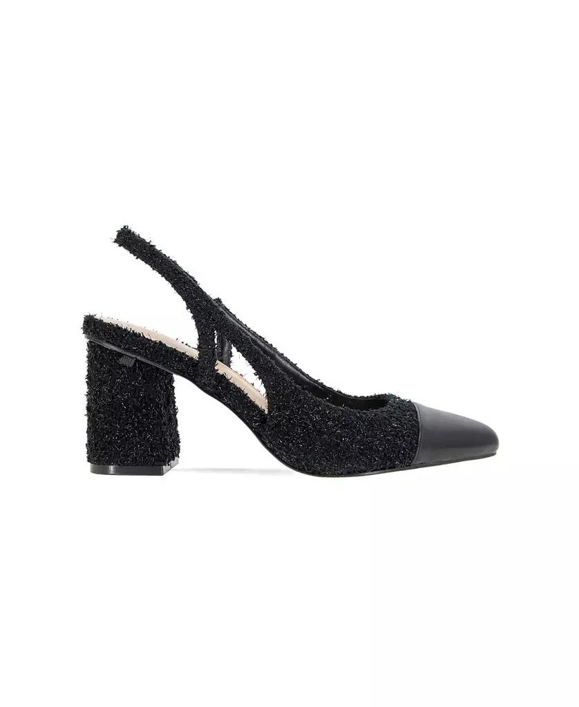 BCBG Women's Darrin Cap Toe Slingback Heeled Pumps 2