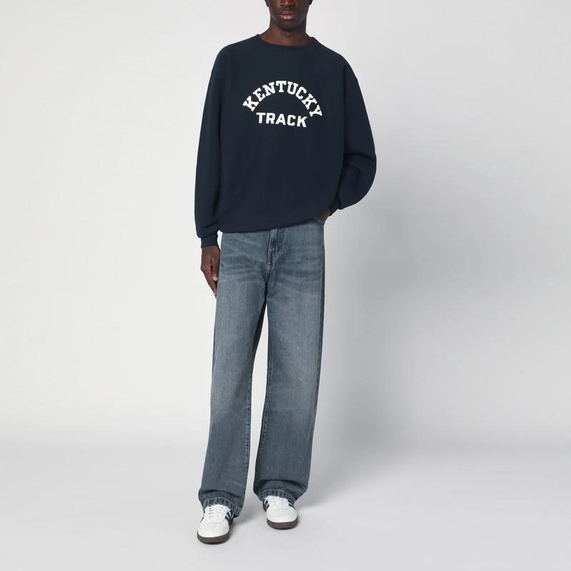 CHAMPION Navy blue sweatshirt True to Archive Reverse Weave 2