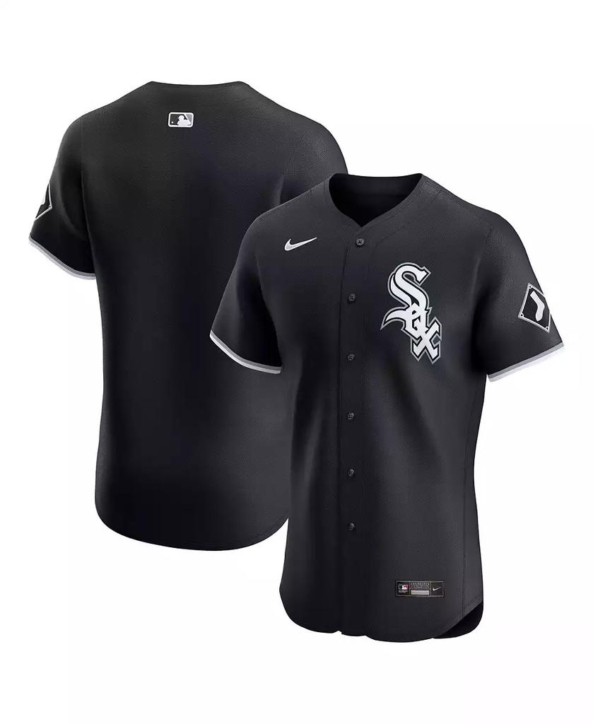 NIKE Men's Black Chicago White Sox Alternate Vapor Premier Elite Patch Jersey