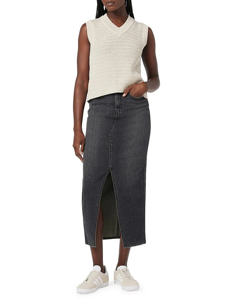Hudson Denim Maxi Skirt 2
