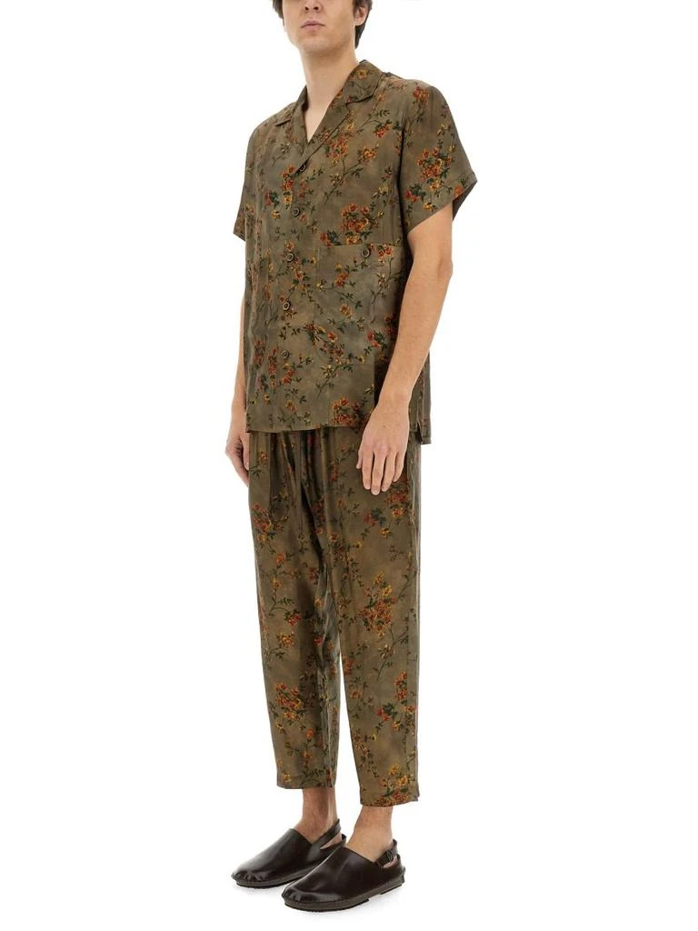 Uma Wang Uma Wang Motif Printed Short-Sleeved Shirt 3