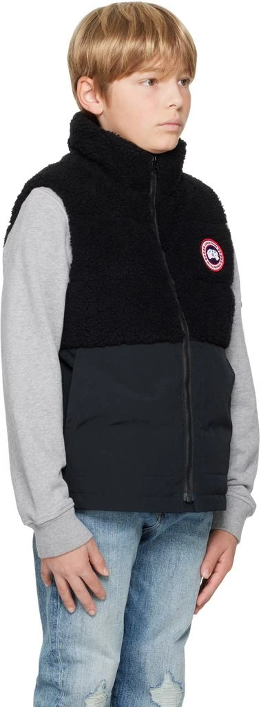 Canada Goose Kids Black Elora Down Vest 2