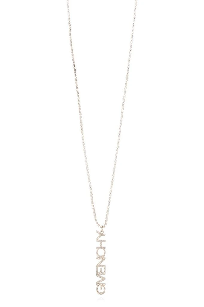 Givenchy Givenchy Logo Charm Necklace 1