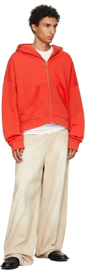 Entire Studios Red Eternal Zip Hoodie 4