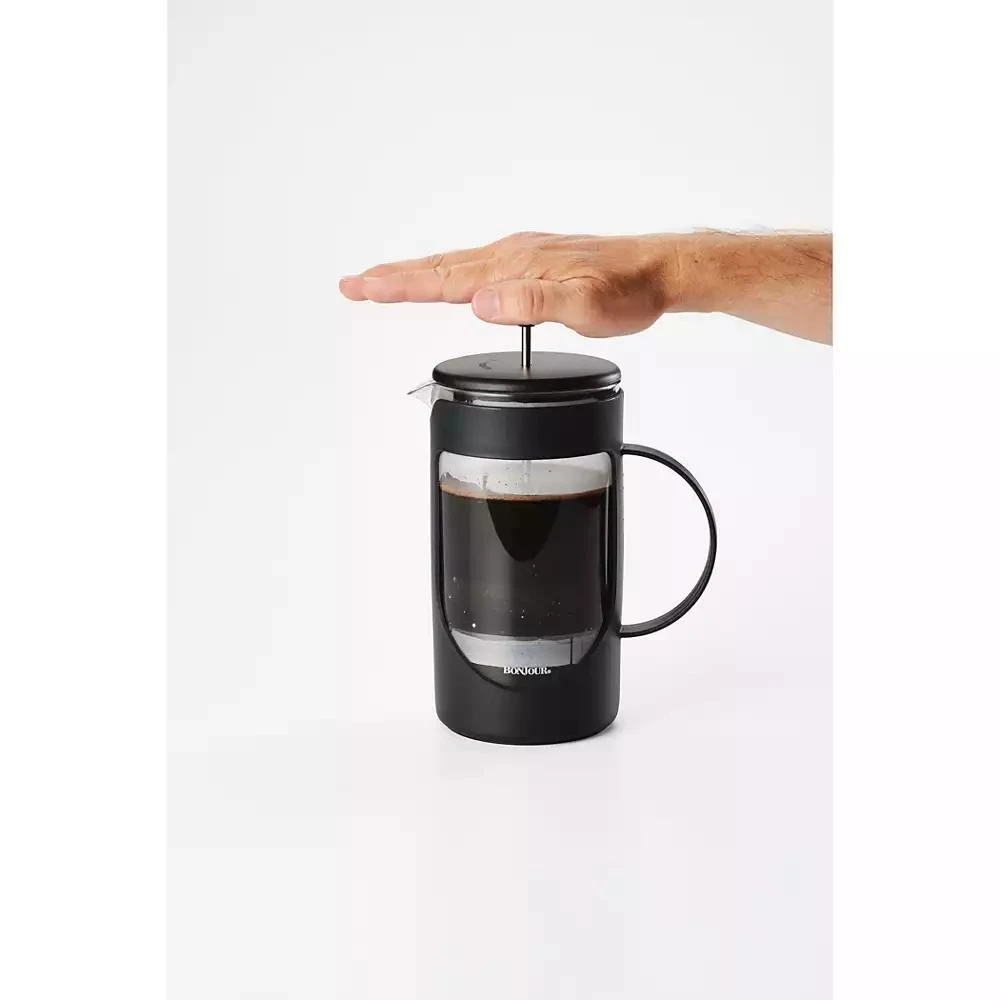 Bonjour Coffee Unbreakable 40oz Plastic French Press with Lock and Toss™ Filter 4