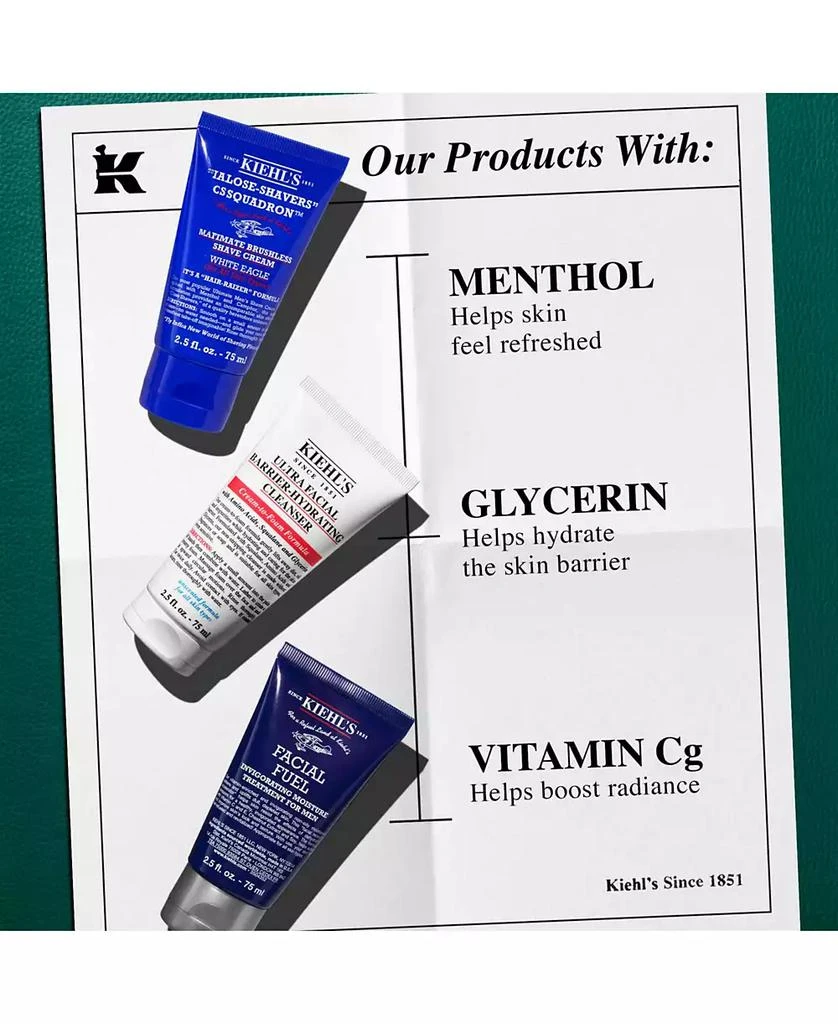 Kiehl
s Men
s 3-Pc. Shave It Off and Take It Off Gift Shaving Set 11