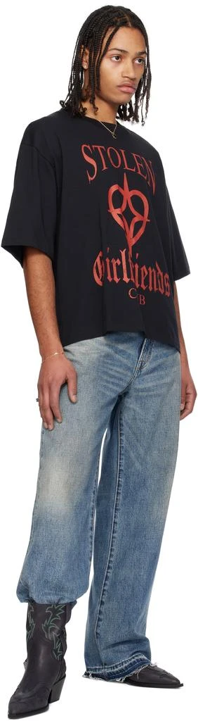 Stolen Girlfriends Club Silver Micro Spiked Heart Earrings 4