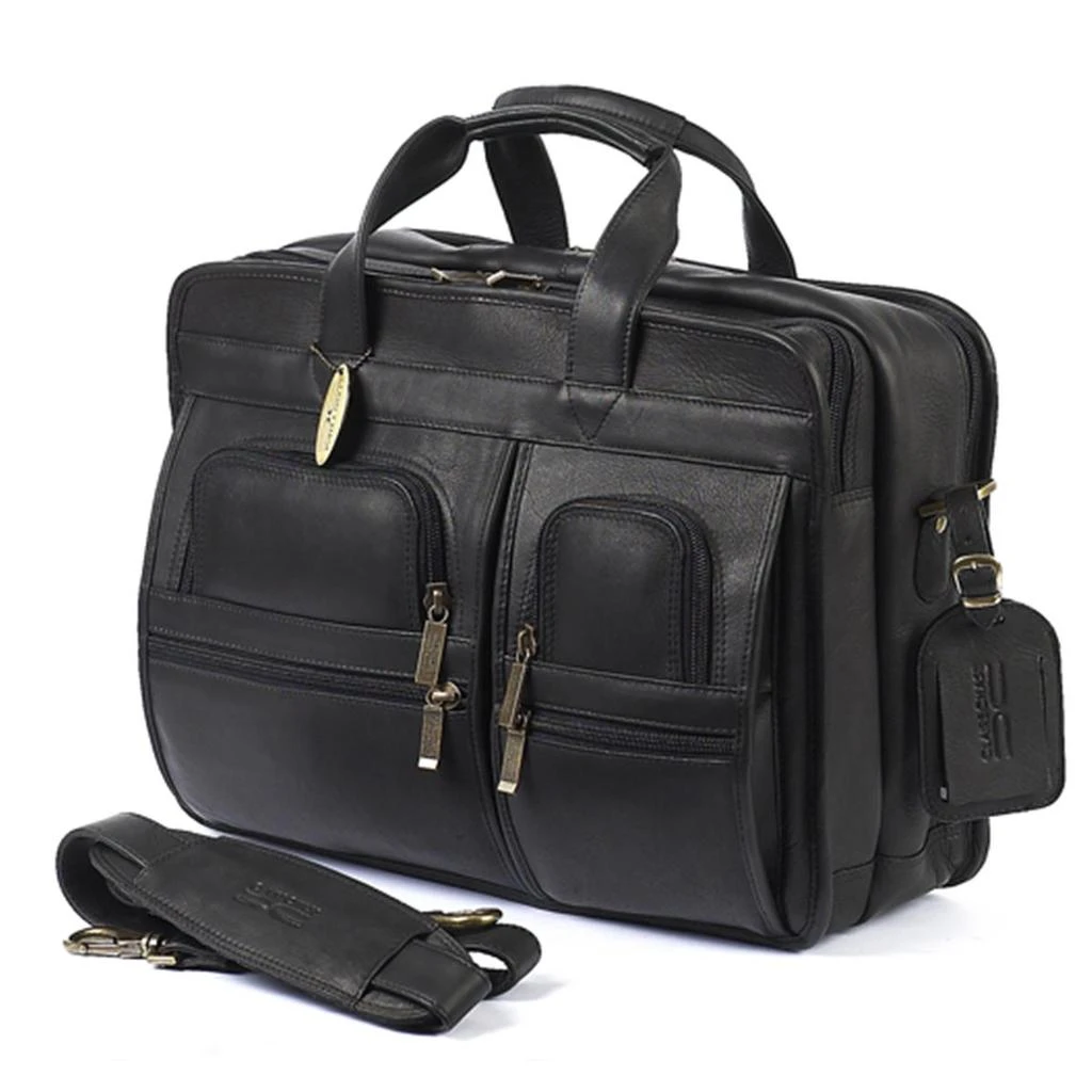 Claire Chase 151E-black Executive Computer Briefcase - Black 2