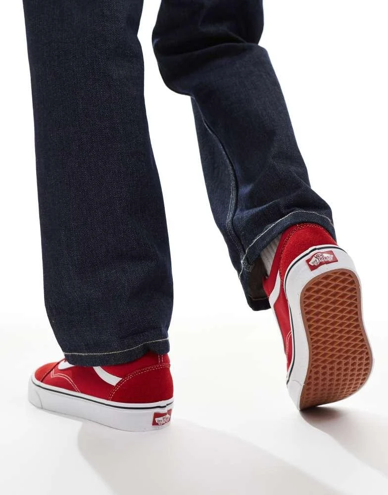 Vans Vans Old skool in racing red/true white 3