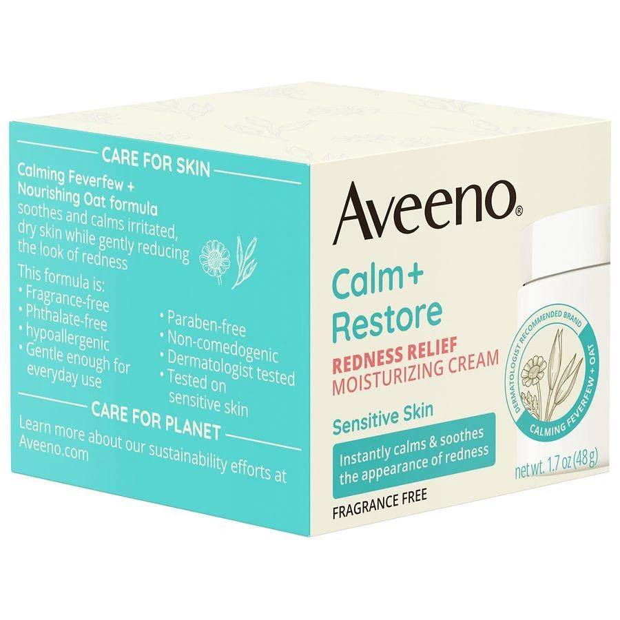 Aveeno Calm + Restore Redness Relief Cream, Face Moisturizer 10