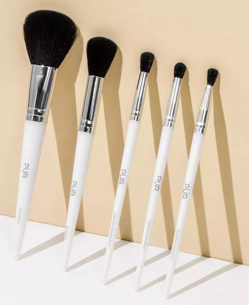 PÜR 5-Pc. Brush Set with Holder 5