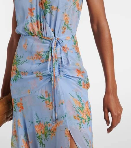VERONICA BEARD Dovima floral silk maxi dress 5