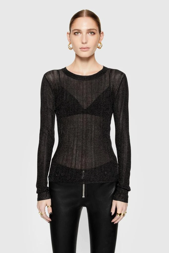 Rebecca Minkoff Abbey Metallic Long Sleeve 1