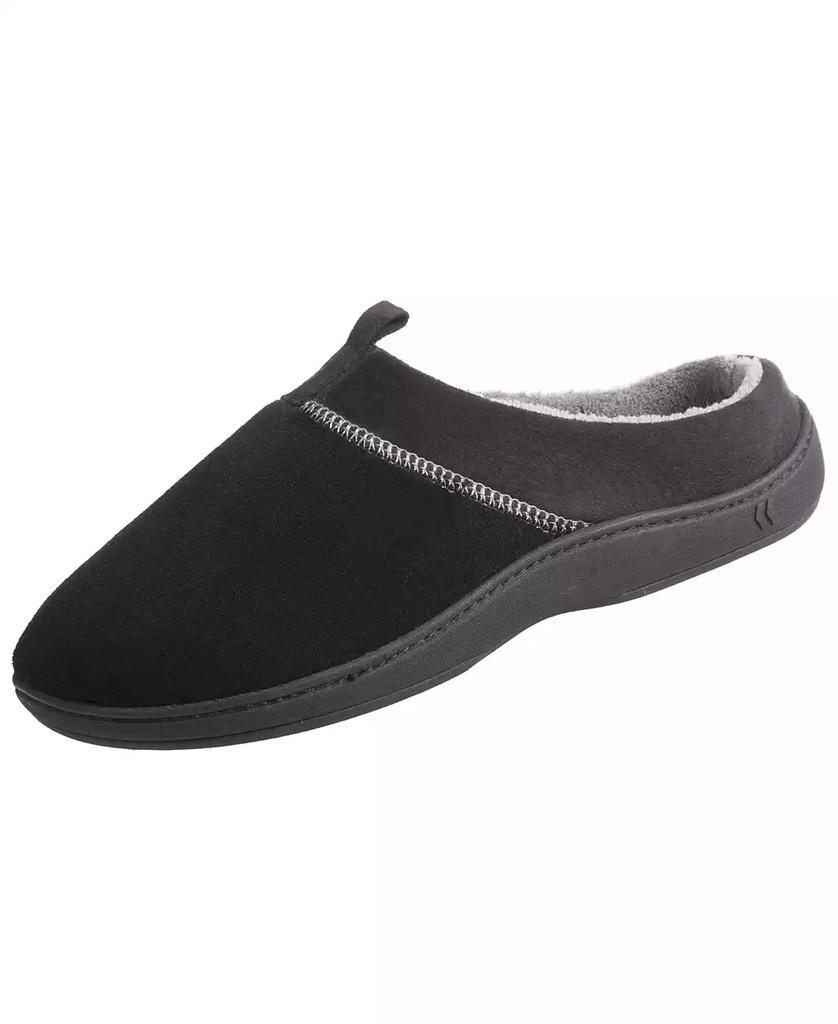 Isotoner Signature Isotoner Signature Men's Microterry Jared Hoodback Slippers with Memory Foam