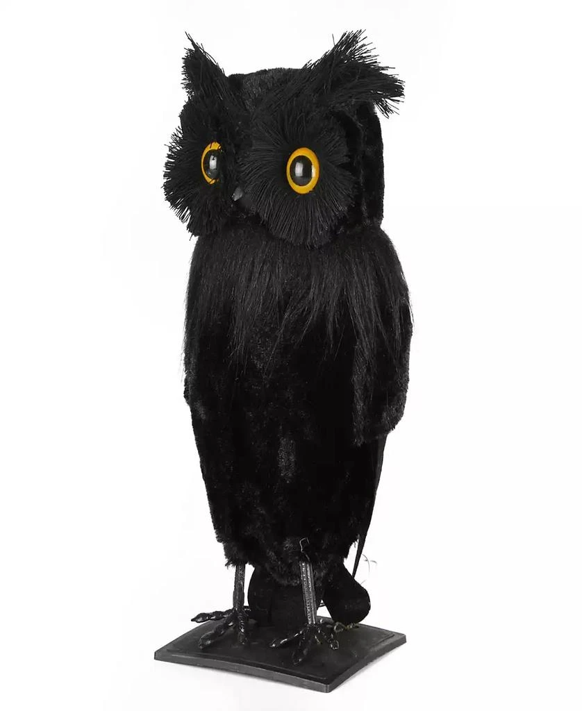National Tree Company 11" Eerie Eyes Owl 2