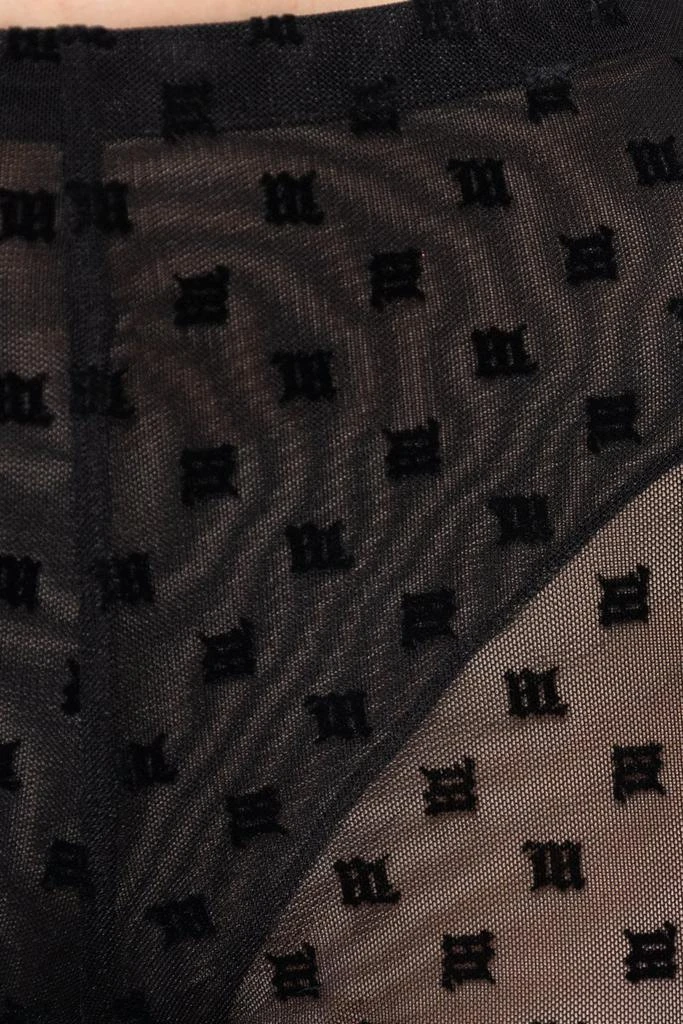 Misbhv Misbhv Mesh Monogram Leggings 5
