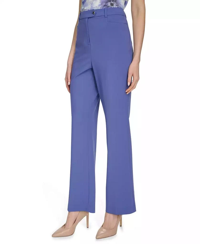 Calvin Klein Petite High-Rise Straight-Leg Pants 3