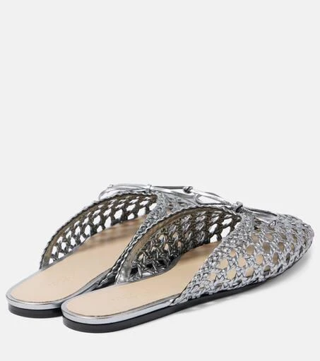 Le Monde beryl Regency woven leather mules 2