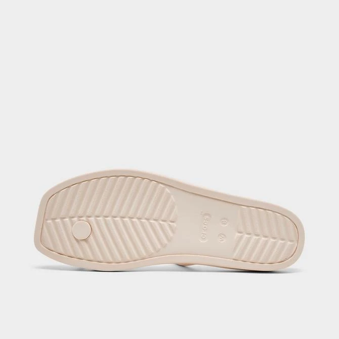 Crocs Women's Crocs Miami Metallic Toe Loop Sandals 6