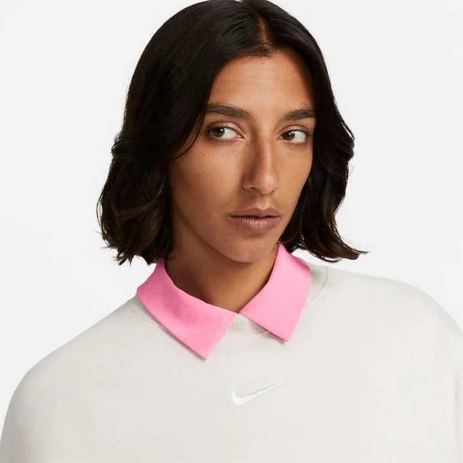 NIKE Women's Nike Sportswear Phoenix Fleece Oversized Crewneck Sweatshirt 4