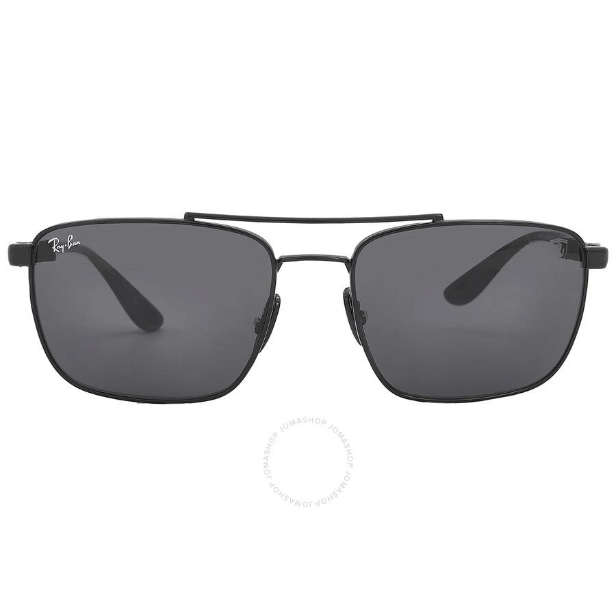 Ray-Ban Scuderia Ferrari Dark Grey Navigator Men's Sunglasses RB3715M F02087 58 1