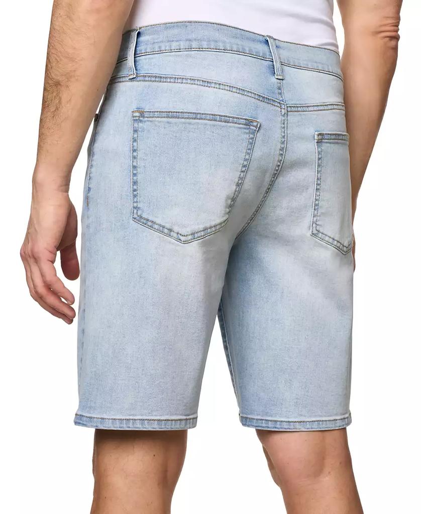 Lazer Men's Drew Slim-Fit Stretch 9-1/2" Denim Shorts