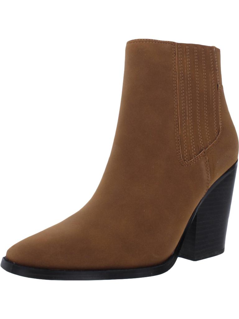 KENDALL & KYLIE Colt-Bootie Womens Faux Suede Pointed Toe Ankle Boots