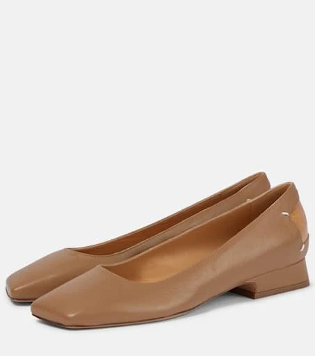 MAISON MARGIELA Four Stitches leather pumps 5