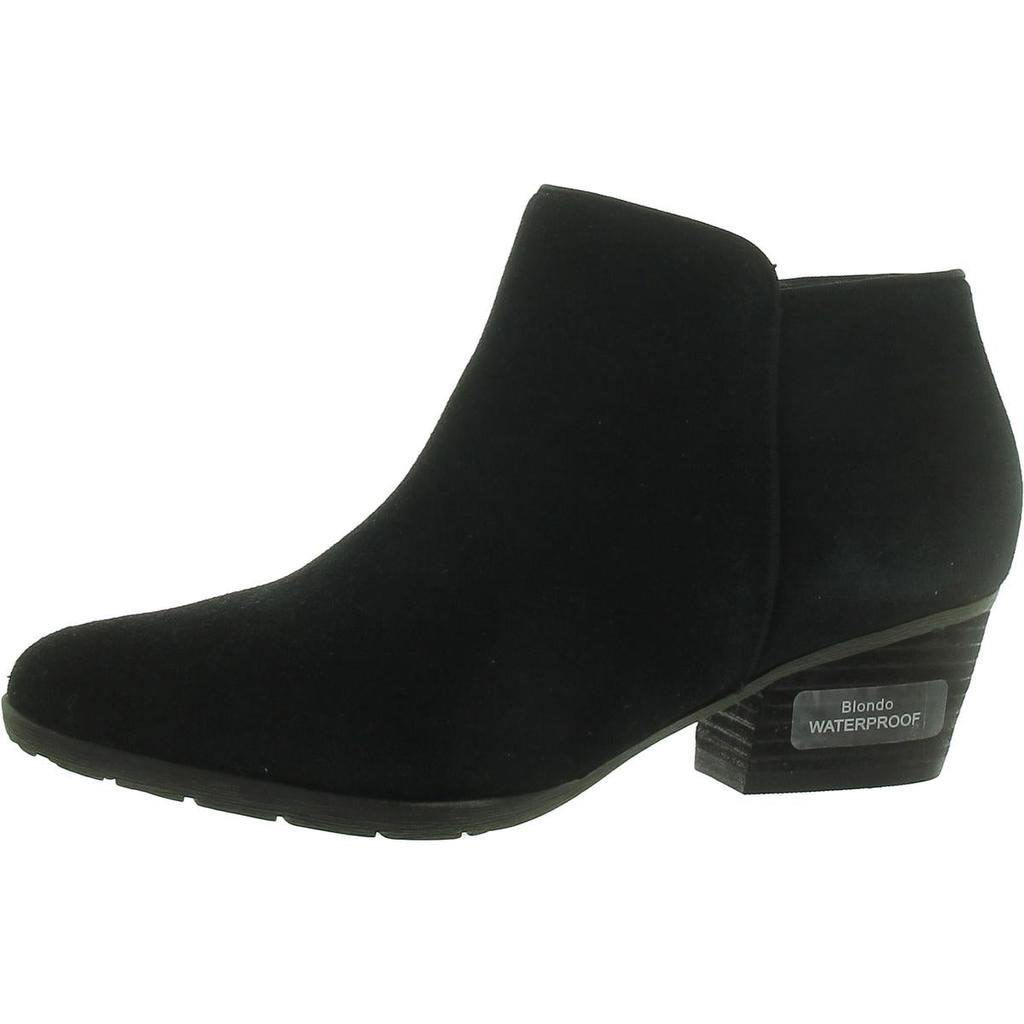 Blondo Villa Womens Leather Ankle Booties