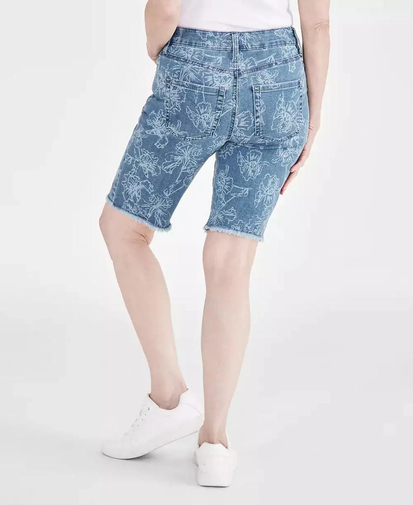 Style & Co Women's Printed Mid-Rise Bermuda Shorts, Created for Macy's 4
