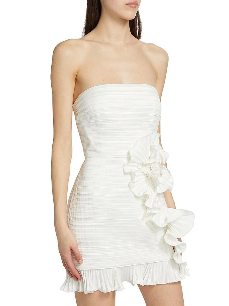 AMUR Isla Ruffle-Trim Minidress 4