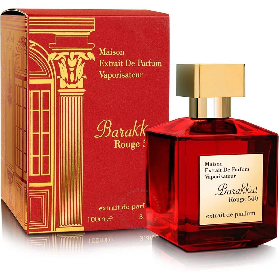 Fragrance World Ladies Barakkat Rouge 540 Extrait de Parfum Spray 3.4 oz Fragrances 6291108326428 1