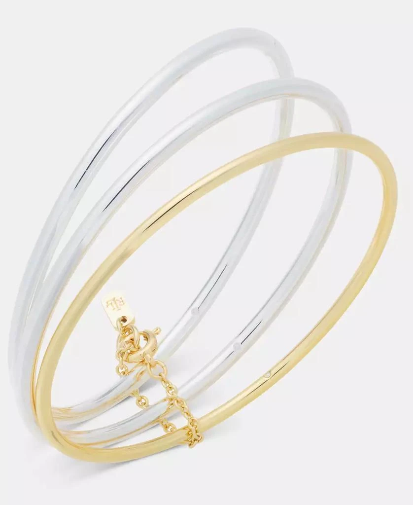 Ralph Lauren Two-Tone Bangle Bracelets, Set of 3