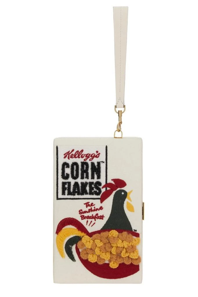 Anya Hindmarch Anya Hindmarch Anya Brands Corn Flakes Clutch Bag from Cettire