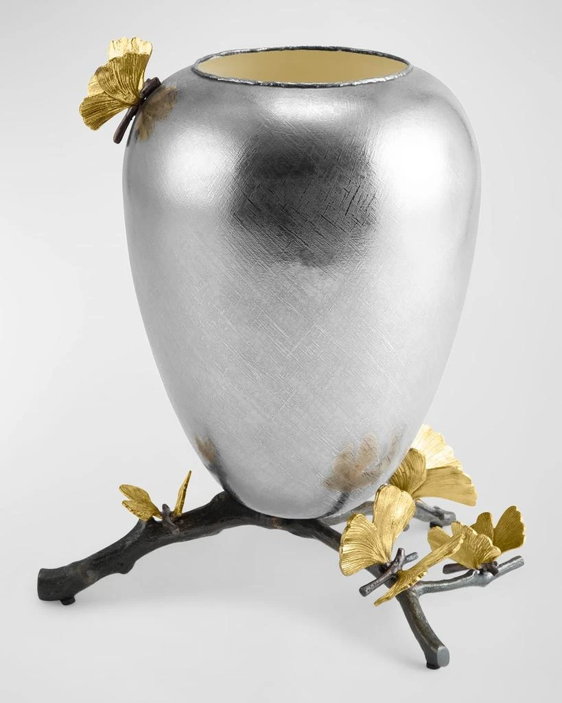 Michael Aram Butterfly Ginkgo Vase, Medium 3