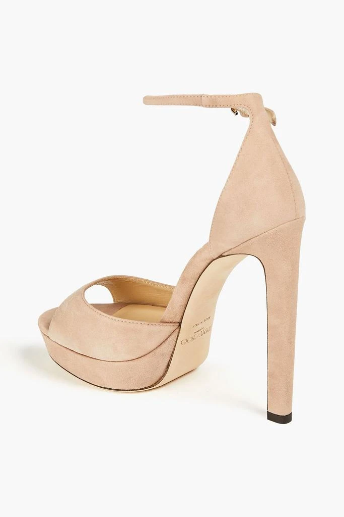 Jimmy Choo Pattie 130 suede platform sandals 3