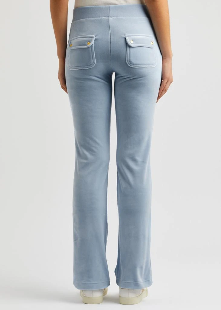 Juicy Couture Del Ray logo velour sweatpants 3