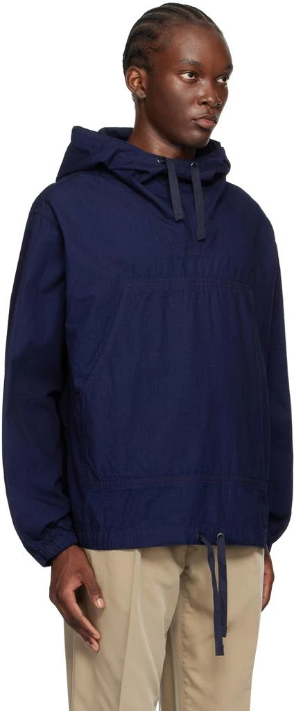 BEAMS PLUS Indigo Military Smock Jacket 2