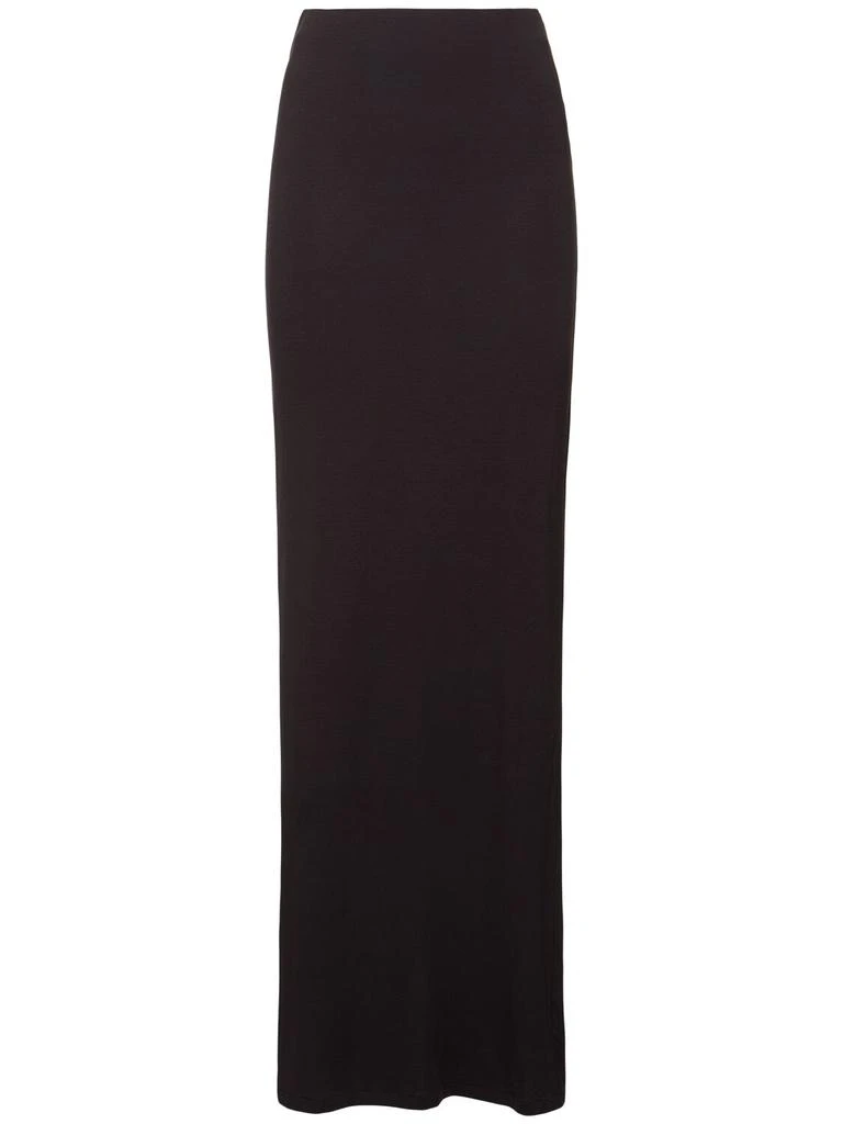 THE FRANKIE SHOP Ella Stretch Viscose Maxi Skirt 1