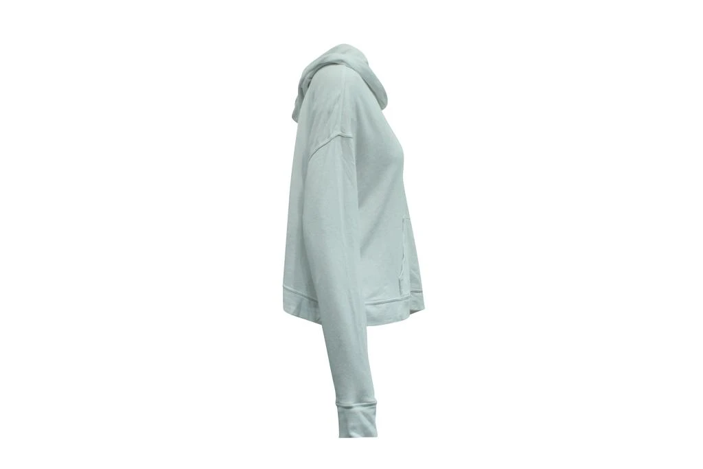 James Perse Hooded Sweatshirt in White Cotton 3