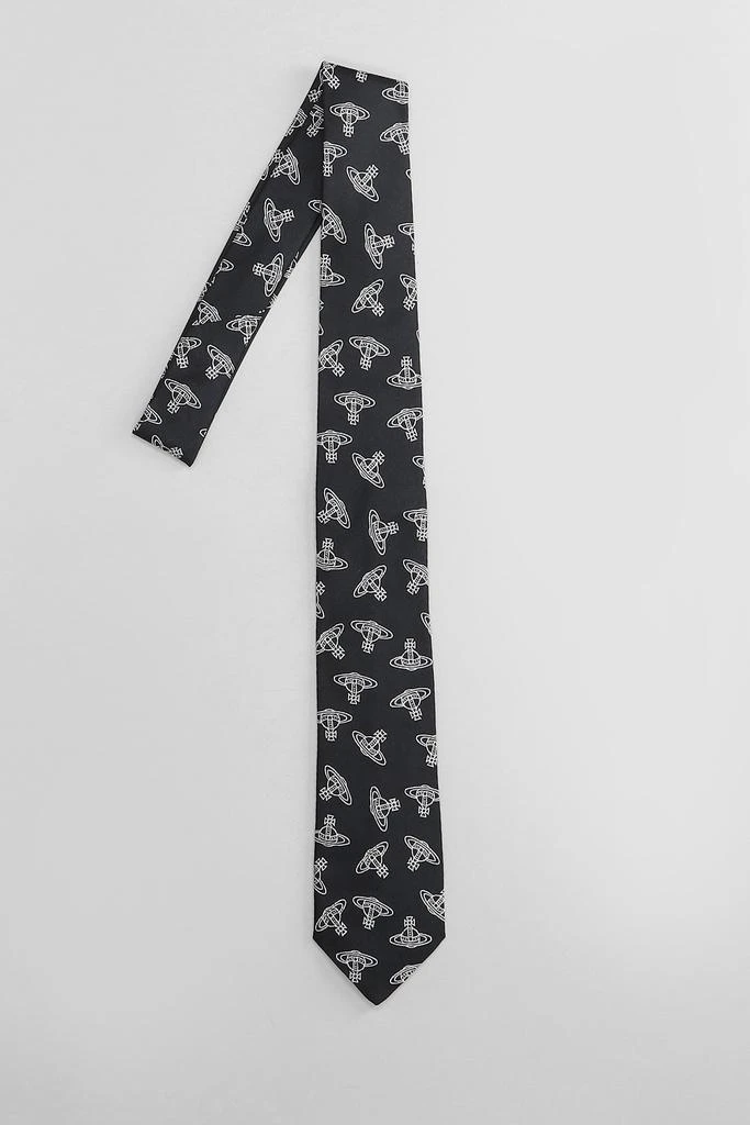 Vivienne Westwood Tie Cm 7 Tie In Black Silk 2