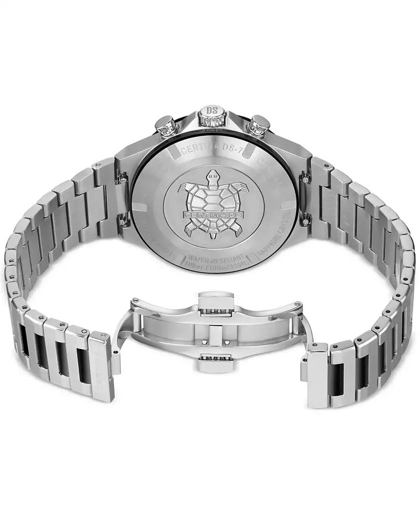 Certina Men's Swiss Chronograph DS-7 Stainless Steel Bracelet Watch 41mm 5