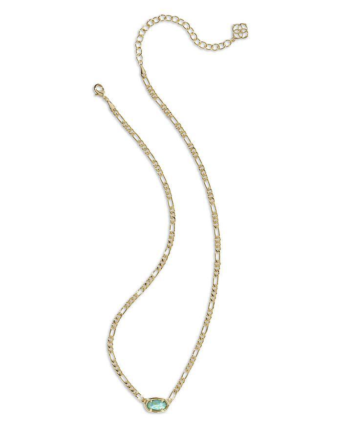 Kendra Scott Elisa Figaro Chain Short Pendant Necklace, 16"-19"
