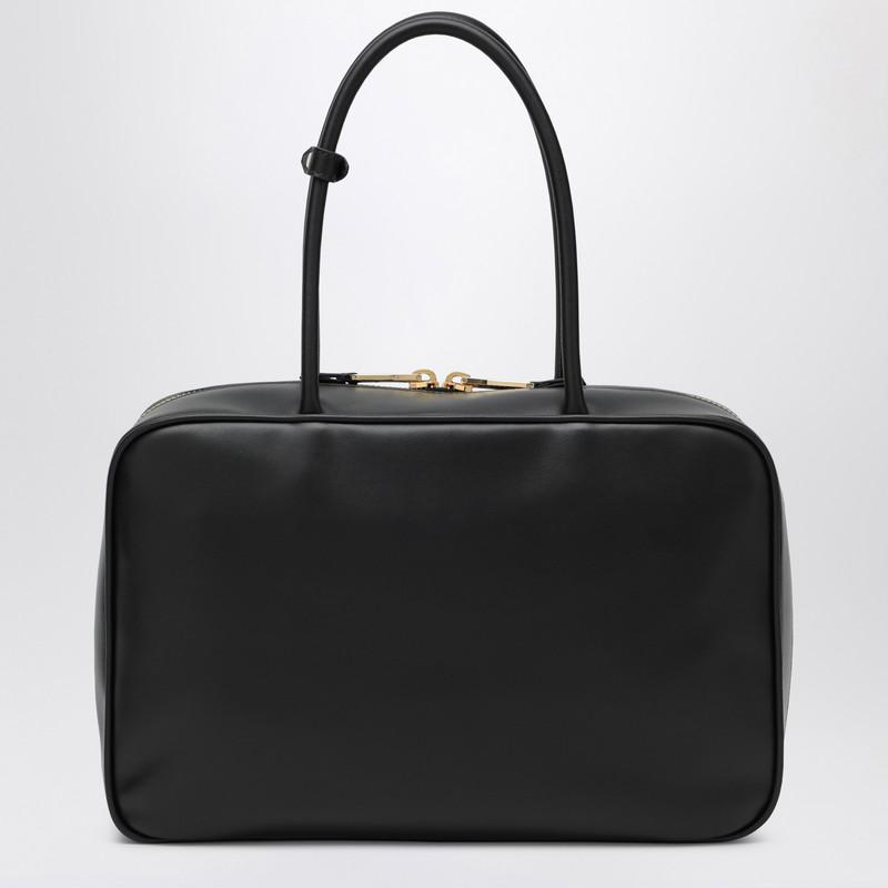 ハンドバッグ MIU MIU BLACK LEATHER BEAU TOP HANDLE BAG Miu Miu Beau Leather top-handle Bag | Black | FARFETCH