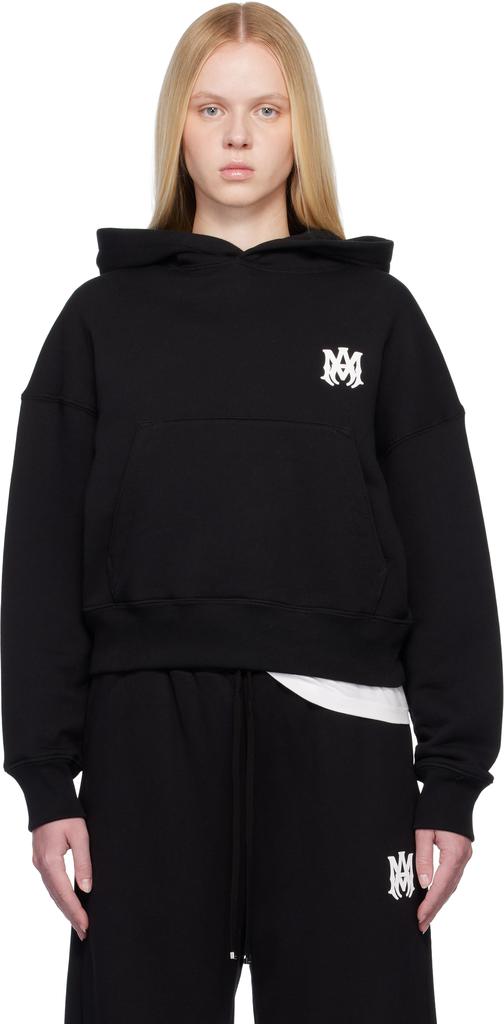 Black 'MA' Core Logo Hoodie – On Sale Now with Up to 52% Off