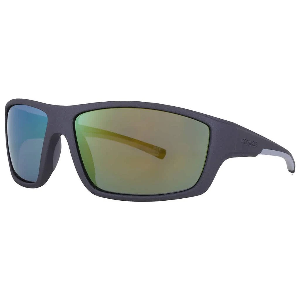 Body Glove BGFL 25 425 Polarized Orange Mirror Wrap Men's Sunglasses 10270146.CGR CHRORG 2