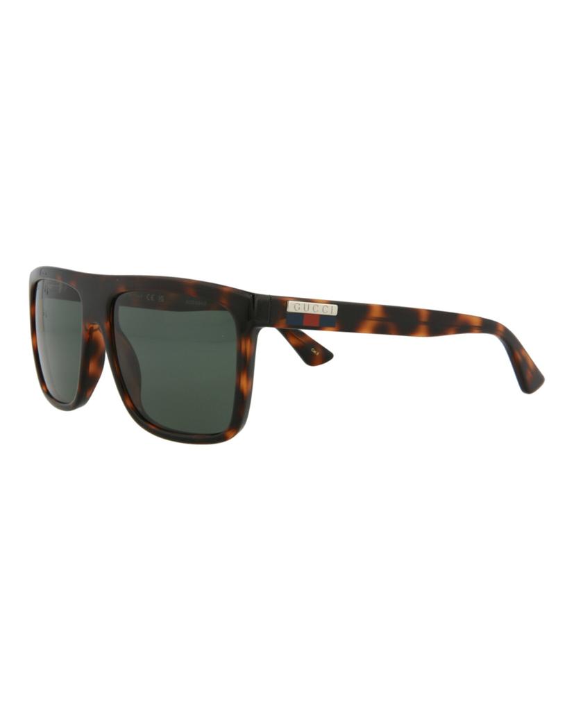 Gucci Square-Frame Injection Sunglasses