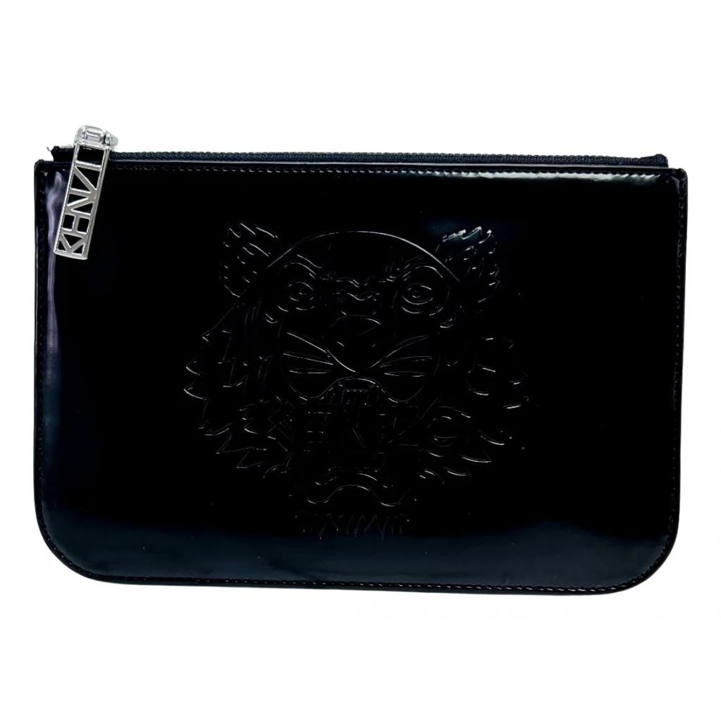 Kenzo Kenzo Tiger patent leather clutch bag 1